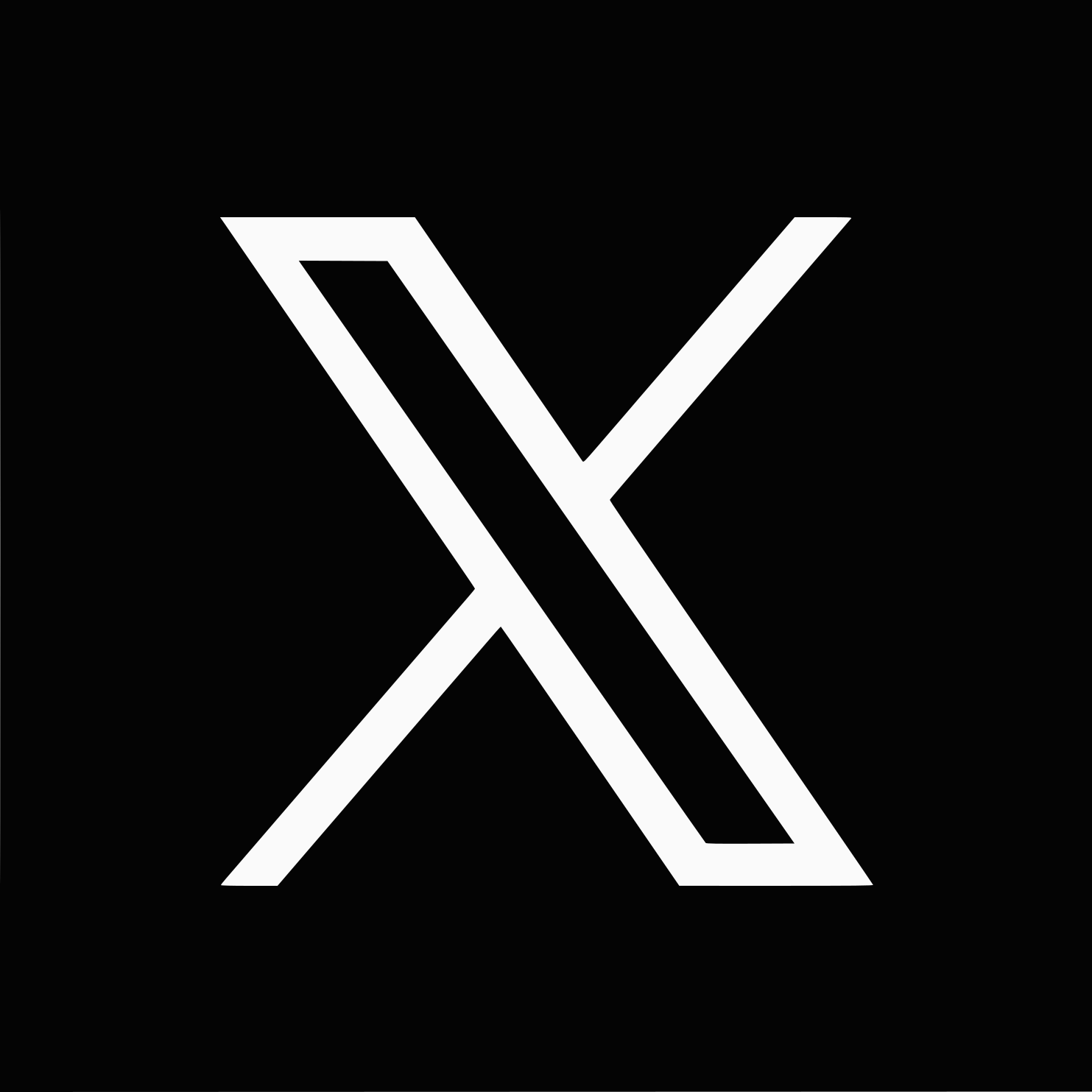 X social media logo